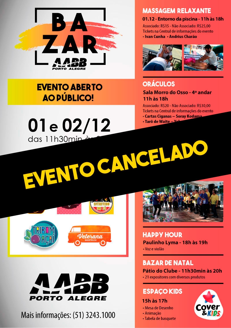 EVENTO CANCELADO - AABB Porto Alegre