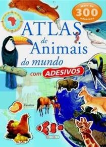 Atlas de animais com adesivos