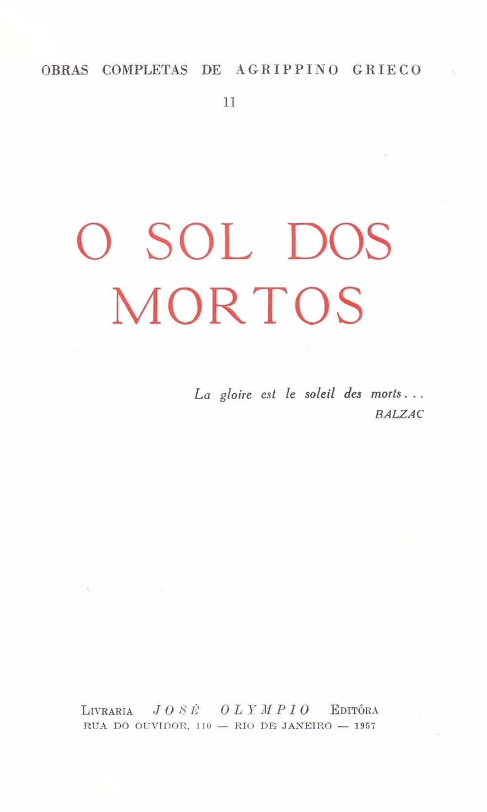O  sol dos mortos