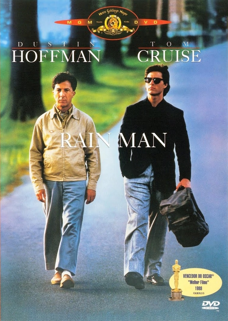 Filmes que valem a pena - Ola a dica hoje é o filme Rain Man. Charlie (Tom  Cruise), um jovem yuppie, fica sabendo que seu pai faleceu. Eles nunca se  deram bem