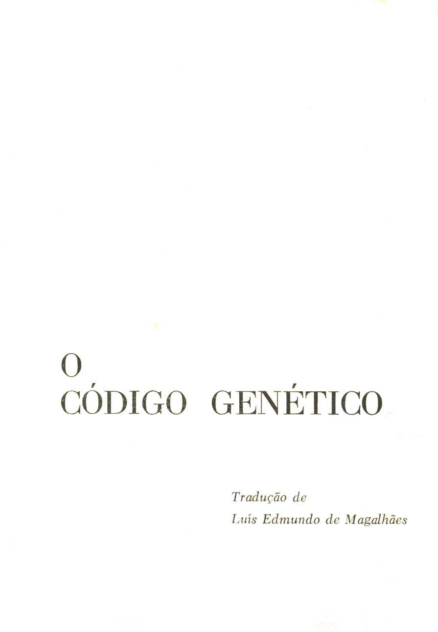 O código genético