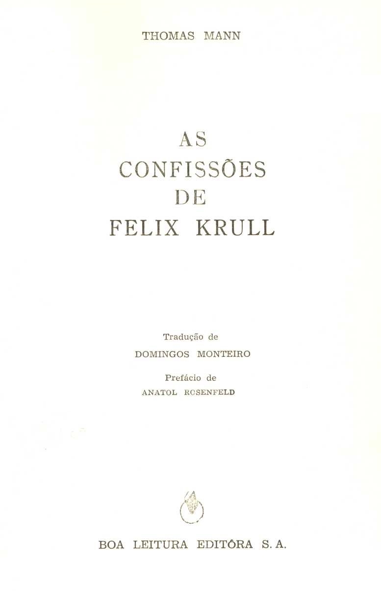 As confissões do Félix Krull