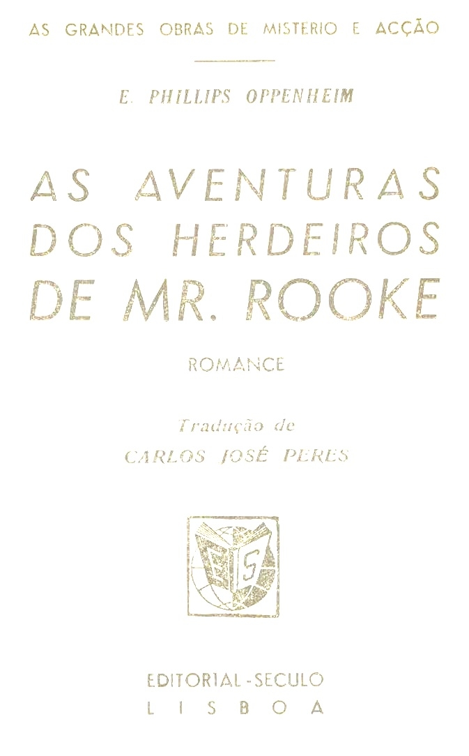 As aventuras dos herdeiros de Mr. Rooke