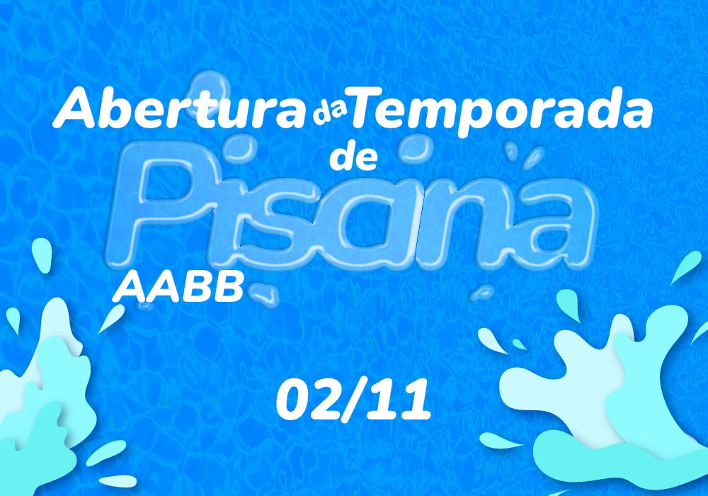 Temporada de Piscinas na AABB