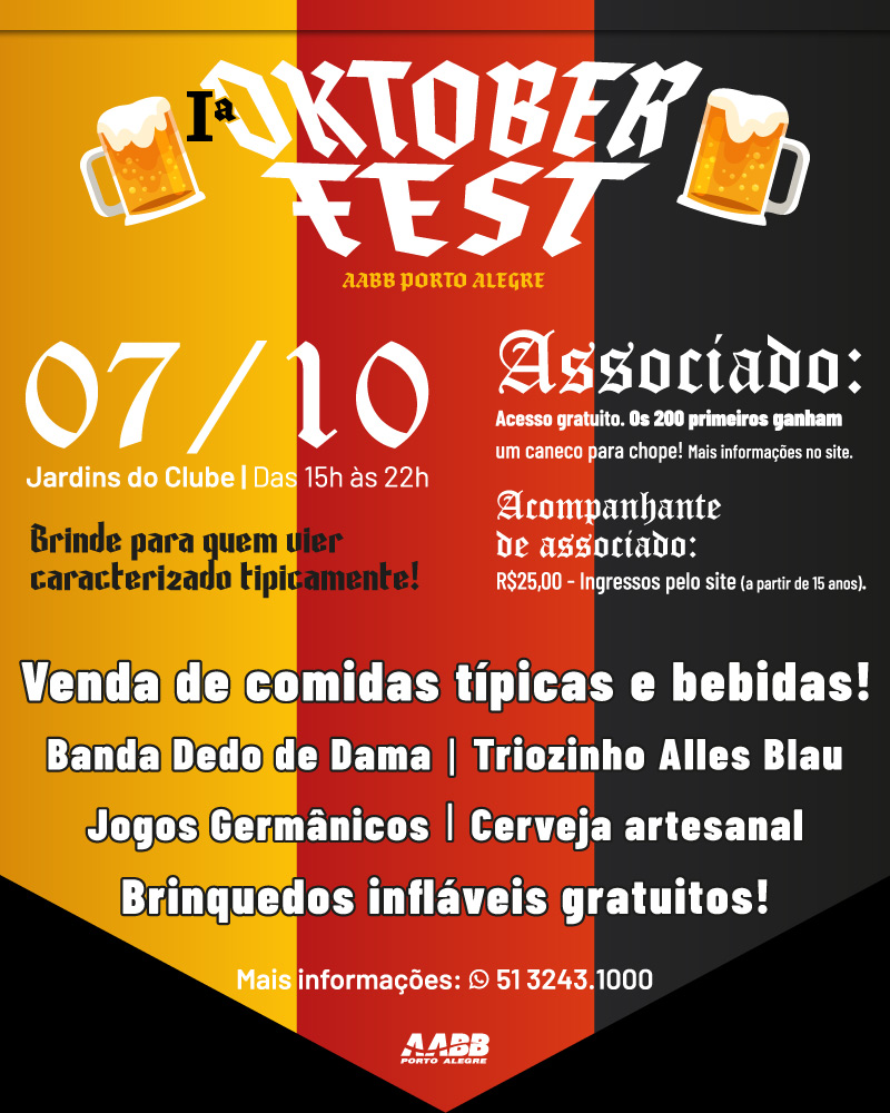 EVENTO CANCELADO - AABB Porto Alegre